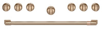 Café Handle and Knob Set for 36" Range in Brushed Bronze - CXPR6HKPTBZ | Ensemble de poignées et de boutons Café bronze brossé pour cuisinière de 36 po - CXPR6HKPTBZ | CXPR6TBZ