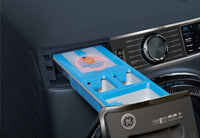 GE 5.8 Cu. Ft. Front-Load Washer with Built-In Wi-Fi - GFW850SPNRS - Washer in Sapphire Blue 