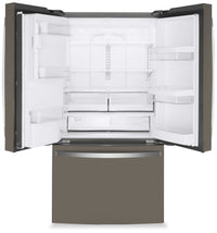 GE 22.1 Cu. Ft. Counter-Depth French-Door Refrigerator - GYE22GMNES | Réfrigérateur GE de 22,1 pi³ à portes françaises de profondeur comptoir - GYE22GMNES | GYE22GES