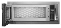 KitchenAid 1.1 Cu. Ft. Built-In Low Profile Microwave and Slim Trim Kit - YKMBT5011KS | Four à micro-ondes encastré à profil bas KitchenAid de 1,1 pi3 avec trousse d’encastrement mince - YKMBT5011KS | YKMBT50S
