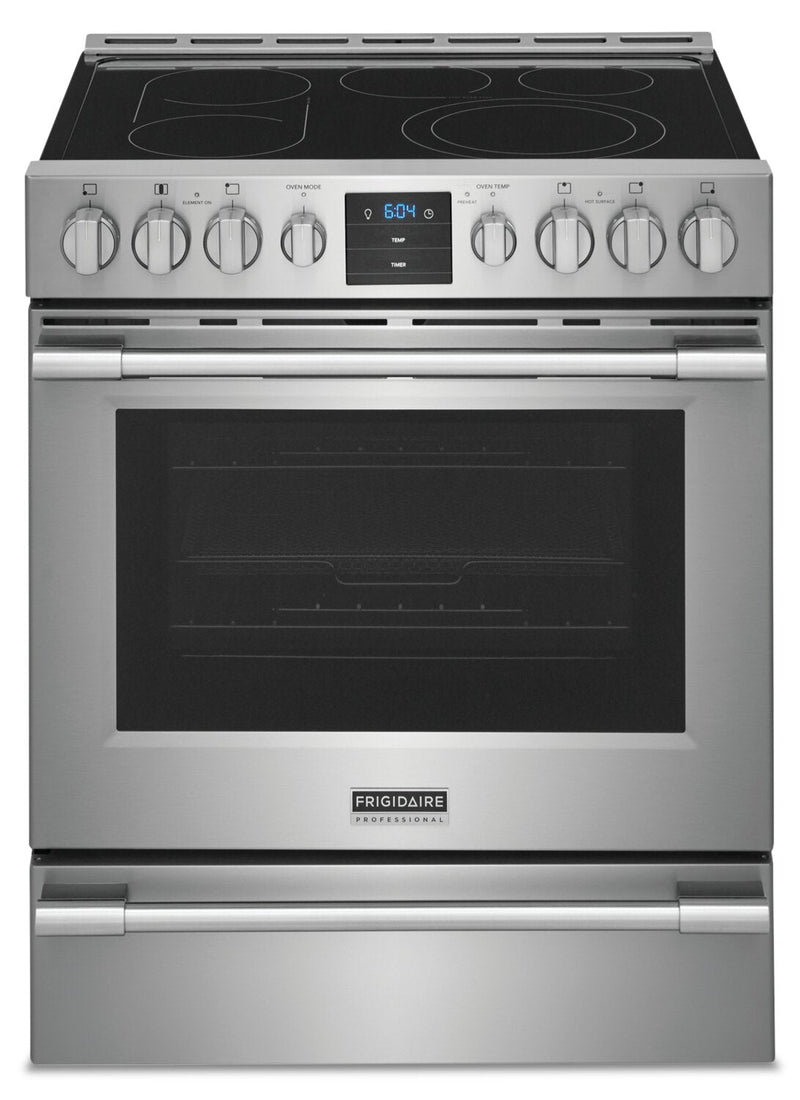 Frigidaire Professional 5.4 Cu. Ft. Freestanding Electric Range with Convection - PCFE307CAF - Electric Range in Smudge-Proof Stainless Steel 