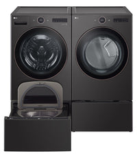 LG 5.8 Cu. Ft. Front-Load Washer and 7.4 Cu. Ft. Electric Dryer with TurboSteam® | Laveuse à chargement frontal 5,8 pi³ et sécheuse électrique 7,4 pi³ avec technologie TurboSteamMD LG | LGFL650B