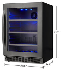 Silhouette Prague 5.6 Cu. Ft. Beverage Centre - SSBC056D3B-S | Refroidisseur à boissons Prague Silhouette de 5,6 pi3 - SSBC056D3B-S | SSBC056B