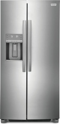 FRIGIDAIRE 22.2 CU.FT. SIDE/SIDE FRIDGE-SS 69.88" X 33"- GRSS2352AF | Réfrigérateur Frigidaire de 22,3 pi³ à compartiments juxtaposés - GRSS2352AF | GRSS235F