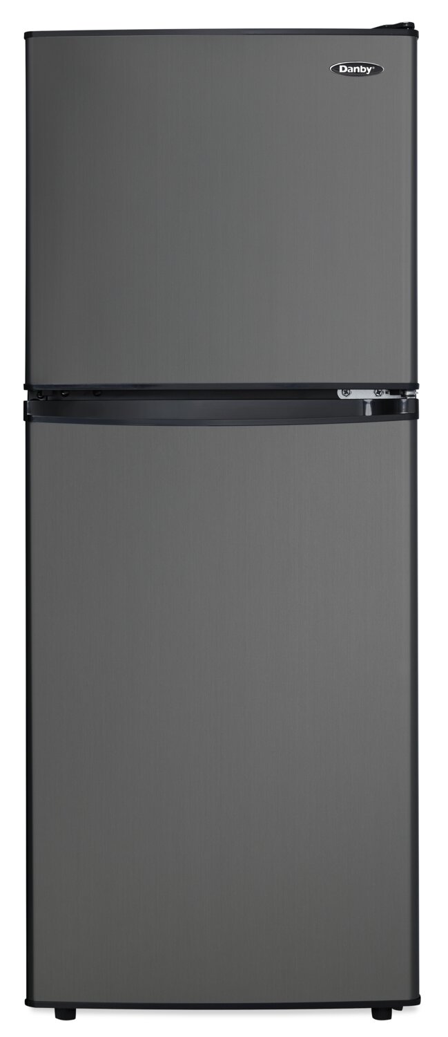 Danby 4.7 Cu. Ft. Compact Refrigerator with Freezer - DCR047A1BBSL | Réfrigérateur compact Danby de 4,7 pi3 avec congélateur - DCR047A1BBSL | DCR047A1