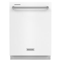 KitchenAid 39 dB Top-Control Dishwasher with Third Level - KDTE204KWH - Dishwasher in White 