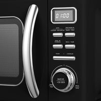 Galanz 0.7 Cu. Ft. Retro Countertop Microwave - GLCMKZ07BKR07 | Four à micro-ondes de comptoir Galanz rétro de 0,7 pi3 - GLCMKZ07BKR07 | GLCMKZ0B