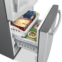 GE 20.9 Cu. Ft. Bottom-Freezer Refrigerator - GDE21DYRKFS | Réfrigérateur GE de 20,9 pi³ à congélateur inférieur - GDE21DYRKFS | GDE21DYS