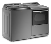 Whirlpool 6.0 Cu. Ft. Top-Load Washer and 7.4 Cu. Ft. Electric Dryer  | Laveuse de 6,0 pi³ à chargement par le haut et sécheuse électrique de 7,4 pi³ de Whirlpool  | WHTL8127