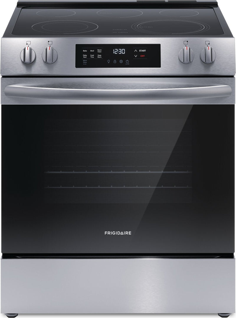 Frigidaire 5.3 Cu. Ft. Front-Control Electric Range - FCFE306CAS | Cuisinière électrique Frigidaire de 5,3 pi3 avec commandes à l’avant - FCFE306CAS | FCFE306S