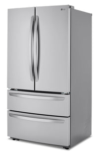LG 23 Cu. Ft. Counter-Depth 4-Door French-Door Refrigerator with Internal Water Dispenser - LMWC23626S | Réfrigérateur LG de 23 pi³ à 4 portes françaises de profondeur comptoir avec distributeur d'eau interne - LMWC23626S | LMWC236S