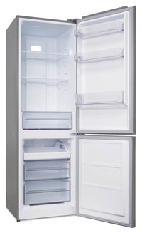 Danby 10.3 Cu. Ft. Bottom-Freezer Refrigerator - DBMF100B1SLDB | Réfrigérateur Danby de 10,3 pi³ à congélateur inférieur - DBMF100B1SLDB | DBMF10DB