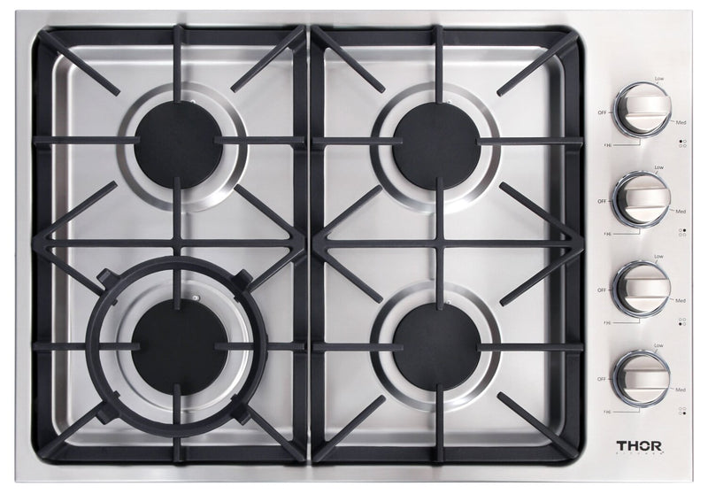 Thor Kitchen 30" Professional Gas Cooktop - TGC3001 | Surface de cuisson à gaz professionnelle Thor Kitchen de 30 po – TGC3001 | TGC3001S