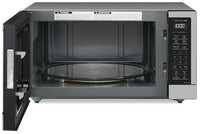 Panasonic 1.6 Cu. Ft. Cyclonic Inverter Countertop Microwave Oven - NNST74LS - Countertop Microwave in Stainless Steel