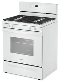 Whirlpool 5 Cu. Ft. Gas Range with Storage Drawer - WFG515S0MW | Cuisinière à gaz Whirlpool de 5 pi3 avec tiroir de rangement - WFG515S0MW | WFG515MW