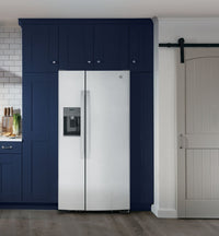 GE 23 Cu. Ft. Side-by-Side Refrigerator - GSS23GYPFS | Réfrigérateur GE de 23 pi3 à compartiments juxtaposés - GSS23GYPFS | GSS23GGS