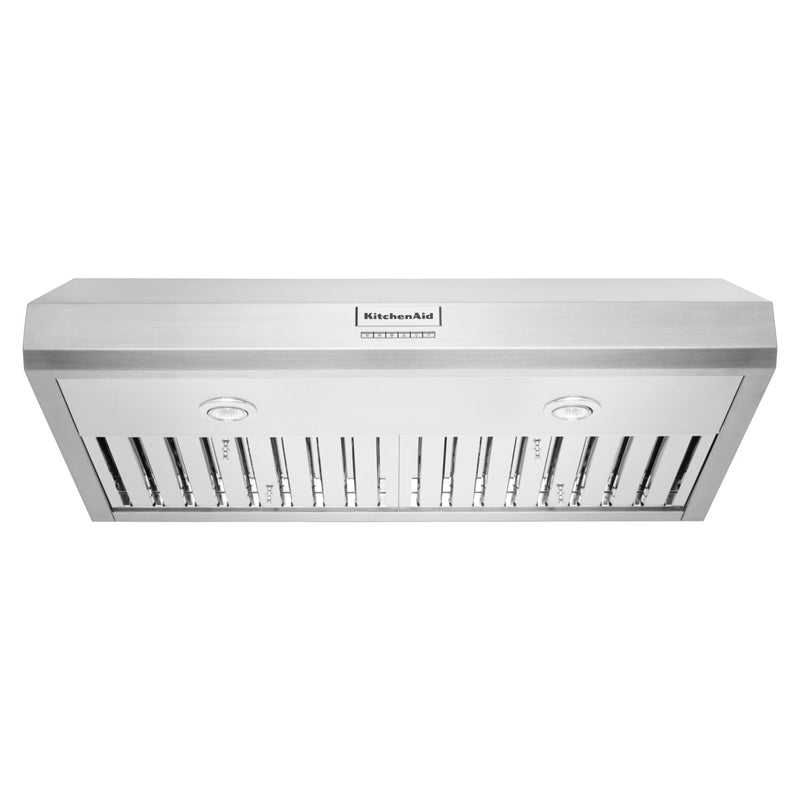 KitchenAid 36" Commercial-Style Under-Cabinet Range Hood - KVUC606KSS | Hotte de cuisinière sous l'armoire KitchenAid de 36 po de style commercial - KVUC606KSS | KVUC60KS