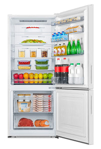 Hisense 14.7 Cu. Ft. Counter-Depth Bottom-Mount Refrigerator - RB15A2CWE | Réfrigérateur Hisense de 14,7 pi³ de profondeur comptoir à congélateur inférieur - RB15A2CWE | RB15A2CW