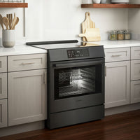 Bosch 4.6 Cu. Ft. 800 Series Electric Range with Induction Cooktop - HII8047C | Cuisinière électrique Bosch de série 800 de 4,6 pi3 avec surface de cuisson à induction - HII8047C | HII8047C