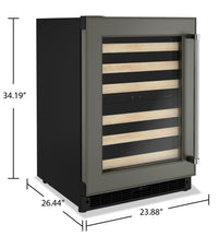 KitchenAid 5 Cu. Ft. 46-Bottle Panel-Ready Wine Cellar - KUWL214KPA | Cellier KitchenAid de 5 pi3 à panneau personnalisable pour 46 bouteilles - KUWL214KPA | KUWL214P