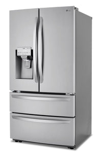 LG 22 Cu. Ft. Smart Counter-Depth 4-Door Refrigerator with Craft Ice Maker - LRMXC2206S | Réfrigérateur intelligent LG de 22 pi³ à 4 portes de profondeur comptoir et machine à glaçons - LRMXC2206S | LRMXC22S