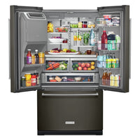 KitchenAid 26.8 Cu. Ft. French-Door Refrigerator - KRFF577KBS | Réfrigérateur KitchenAid de 26,8 pi³ à portes françaises - KRFF577KBS | KRFF57BS
