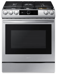 Samsung Bespoke 6 Cu. Ft. Gas Range with Air Fry - NX60T8711SS/AC | Cuisinière à gaz Bespoke Samsung de 6 pi3 avec friture à air chaud - NX60T8711SS/AC | NX60T87S