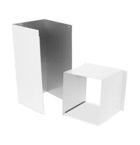 Café 8' Duct Cover Extension in Matte White - CX8DC9SPWM | Extension de couvre-conduit Café blanc mat de 8 pi - CX8DC9SPWM | CX8DC9WM