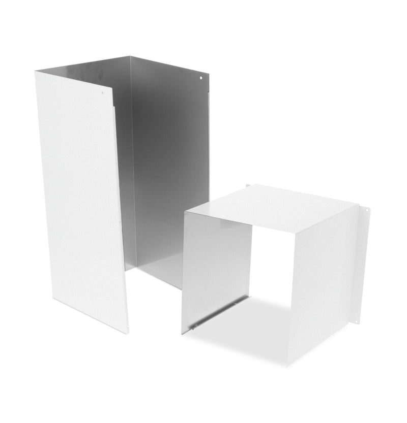 Café 8' Duct Cover Extension in Matte White - CX8DC9SPWM | Extension de couvre-conduit Café blanc mat de 8 pi - CX8DC9SPWM | CX8DC9WM
