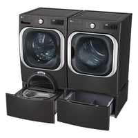 LG 6 Cu. Ft. Front-Load Washer and 9 Cu. Ft. Electric Dryer - Black Steel | Laveuse à chargement frontal de 6 pi³ et sécheuse électrique de 9 pi³ de LG - acier noir | LG8900LD