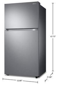 Samsung 21 Cu. Ft. Top-Freezer Refrigerator with Twin Cooling Plus™ - RT21M6213SR/AA | Réfrigérateur Samsung 21 pi3 à congélateur supérieur avec Twin Cooling PlusMD - RT21M6213SR/AA | RT21M62S