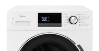 Midea 3.1 Cu. Ft. Front-Load Washer - MLH27N5AWWC | Laveuse Midea à chargement frontal de 3,1 pi3 - MLH27N5AWWC | MLH27N5W