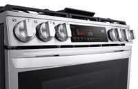 LG 6.3 Cu. Ft. Smart Front-Control Gas Range with Air Fry - LSGL6335F | Cuisinière à gaz intelligente LG de 6,3 pi3 avec commandes à l’avant et Air Fry - LSGL6335F | LSGL633F