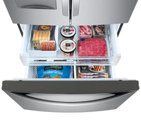 LG 29 Cu. Ft. French-Door Refrigerator - LRFWS2906S | Réfrigérateur LG de 29 pi³ à portes françaises - LRFWS2906S | LRFWS290