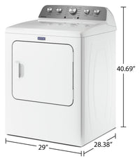 Maytag 7 Cu. Ft. Gas Dryer with Steam-Enhanced Cycles - MGD5430MW | Sécheuse à gaz Maytag de 7 pi3 avec cycles améliorés à la vapeur - MGD5430MW | MGD5430W