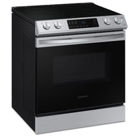 Samsung 6.3 Cu. Ft. Slide-In Electric Range with Wi-Fi Connect - NE63T8111SS/AC - Electric Range in Fingerprint Resistant Stainless Steel