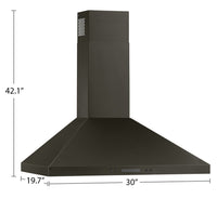 Whirlpool 30" Chimney Wall Mount Range Hood - WVW93UC0LV | Hotte cheminée murale Whirlpool de 30 po - WVW93UC0LV | WVW930LV