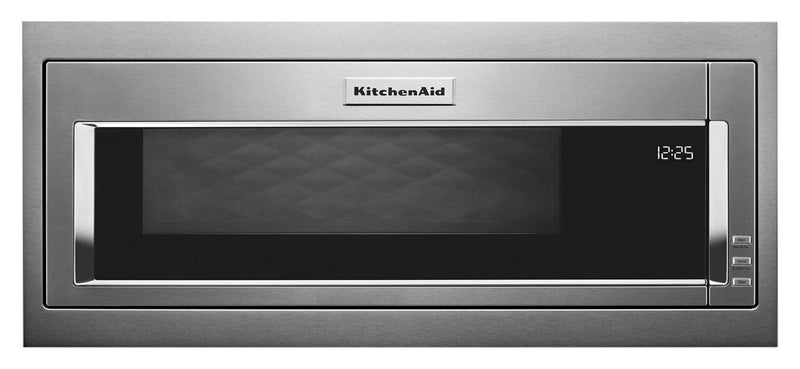 KitchenAid 1.1 Cu. Ft. Built-In Low Profile Microwave and Slim Trim Kit - YKMBT5011KS | Four à micro-ondes encastré à profil bas KitchenAid de 1,1 pi3 avec trousse d’encastrement mince - YKMBT5011KS | YKMBT50S