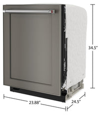 KitchenAid 24" Panel-Ready Built-In Dishwasher - KDTE304LPA | Lave-vaisselle encastré KitchenAid de 24 po à panneau personnalisable - KDTE304LPA | KDTE304L