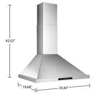 Broan Elite EWP1 Series 36" Chimney Range Hood - EWP1366SS | Hotte cheminée Broan Elite de série EWP1 de 36 po – EWP1366SS | EWP1366S