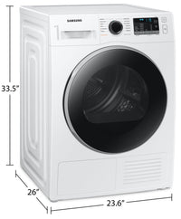 Samsung 4 Cu. Ft. Electric Heat Pump Dryer with Sensor Dry - DV25B6800HW/AC | Sécheuse électrique Samsung de 4 pi³ avec pompe à chaleur et séchage par capteur - DV25B6800EW/AC | DV25B6HW