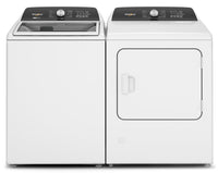 Whirlpool 5.4 - 5.5 Cu. Ft. Top-Load Washer and 7 Cu. Ft. Gas Dryer with Steam  | Laveuse à chargement par le haut 5,4 pi³/5,5 pi³ et sécheuse à gaz de 7 pi³ Whirpool avec vapeur  | WHTL505G
