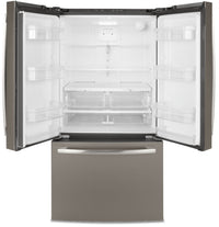 GE 27 Cu. Ft. French-Door Refrigerator with Internal Water Dispenser - GNE27JMMES - Refrigerator in Slate