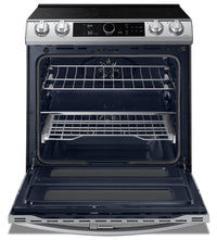 Samsung 6.3 Cu. Ft. Slide-In Electric Range with Flex Duo and Air Fry - NE63T8751SS/AC - Electric Range in Fingerprint Resistant Stainless Steel