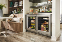 KitchenAid 5.2 Cu. Ft. Right-Opening Under-Counter Refrigerator - KURR314KSS | Réfrigérateur sous le comptoir KitchenAid de 5,2 pi³ avec ouverture vers la droite - KURR314KSS | KURR314S