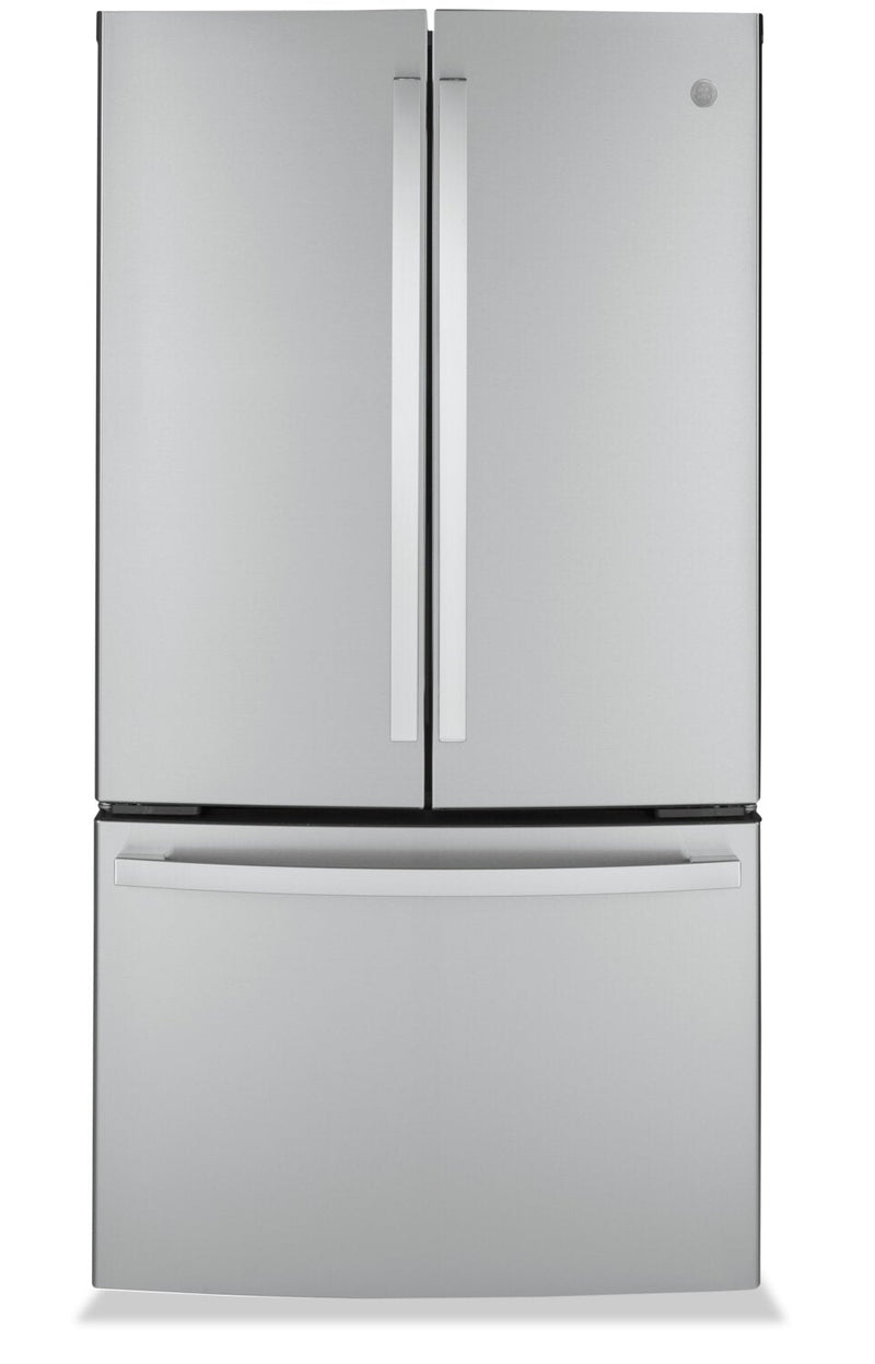GE 23.1 Cu. Ft. Counter-Depth French-Door Refrigerator - GWE23GYNFS | Réfrigérateur GE de 23,1 pi³ à portes françaises de profondeur comptoir - GWE23GYNFS | GWE23GFS