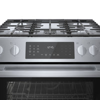 Bosch 800 Series 4.6 Cu. Ft. Dual Fuel Range with Warming Drawer - HDI8056C | Cuisinière hybride Bosch de série 800 de 4,6 pi3 avec tiroir-réchaud - HDI8056C | HDI8056C
