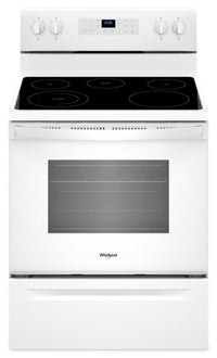 Whirlpool 5.2 Cu. Ft. Electric Range with Frozen Bake™ - YWFE505W0JW | Cuisinière électrique Whirlpool de 5,2 pi3 avec technologie Frozen BakeMC - YWFE505W0JW | YWFE505W