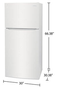 Frigidaire 18.3 Cu. Ft. Top-Freezer Refrigerator - FFTR1814WW | Réfrigérateur Frigidaire de 18,3 pi³ à congélateur supérieur - FFTR1814WW | FFTR18WW