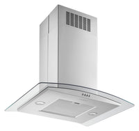 Whirlpool 30" Glass Island Mount Range Hood - WVI51UC0LS | Hotte de cuisinière pour îlot Whirlpool de 30 po en verre - WVI51UC0LS | WVI510LS